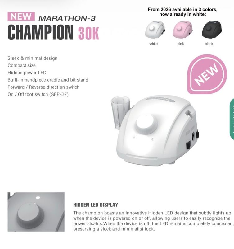 E-fil Saeyang Marathon 3 Champion H200 Hvit (NEW MODEL)