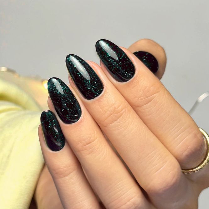 Hovedbilde Top Coat No Wipe Turquoise Sparkle 10g