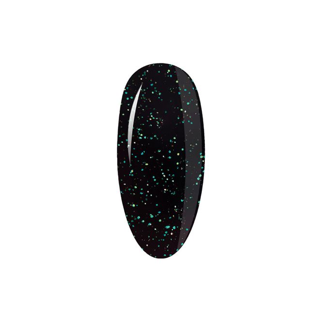 Hovedbilde Top Coat No Wipe Turquoise Sparkle 10g
